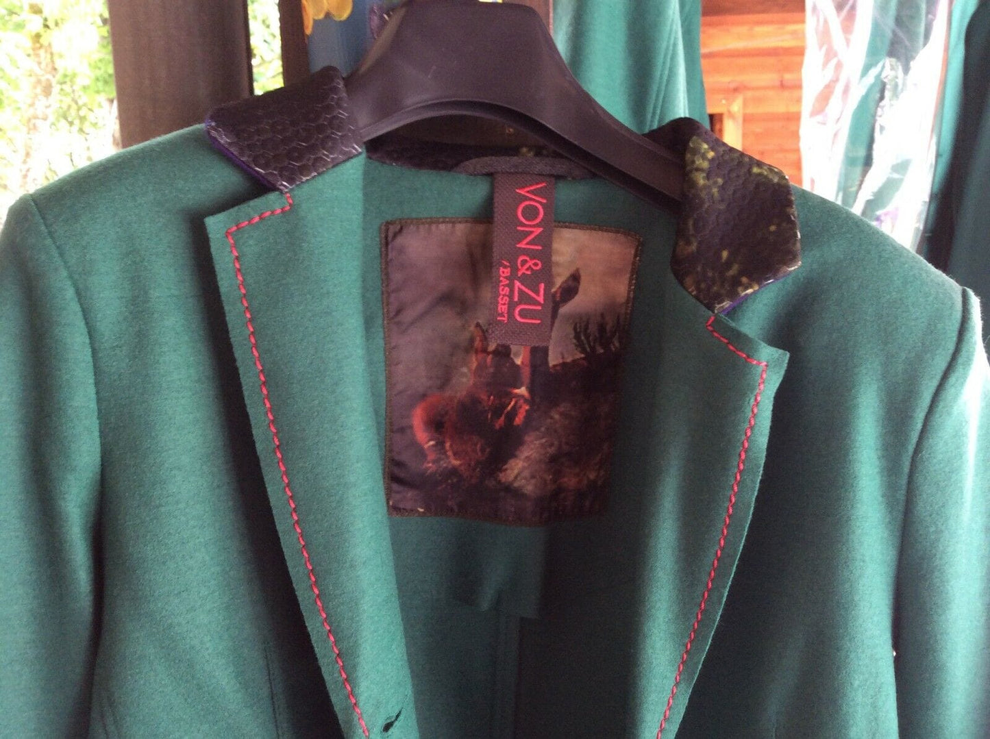 Trachten Jacke, von&zu Basset, grün, Walkjacke Jacke von&zu Basset