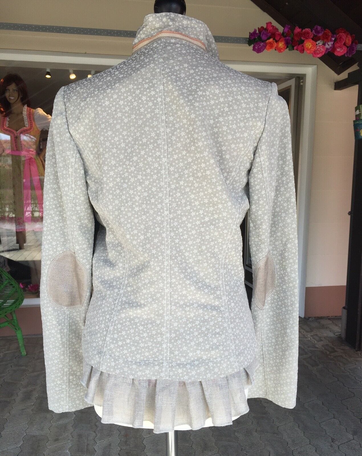 Trachten Jacke, von&zu Basset, Natur, Schößchen Jacke von&zu Basset