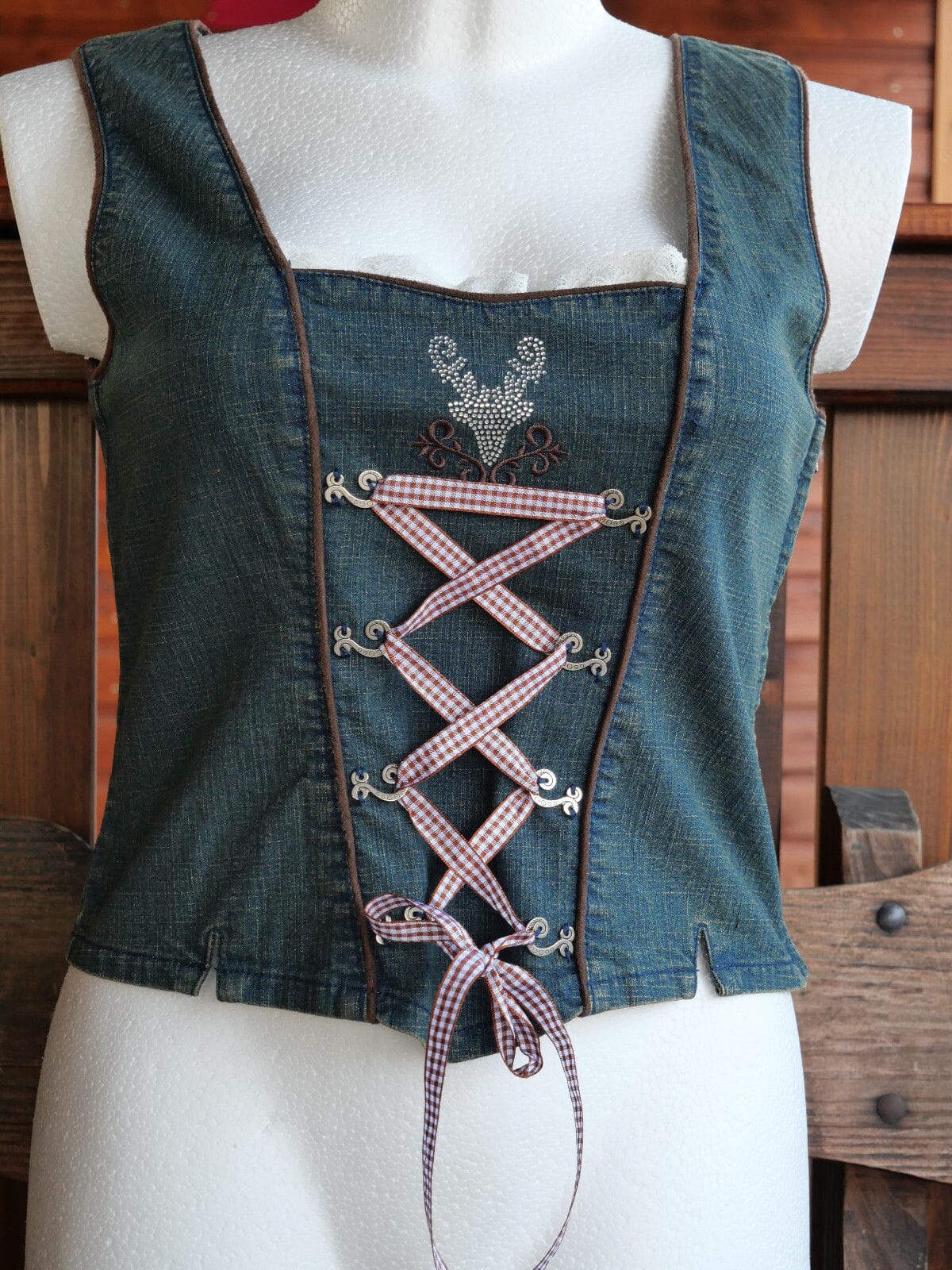 Trachten Mieder, Spencer, Hammerschmid, Genua Jeans Mieder Hammerschmid