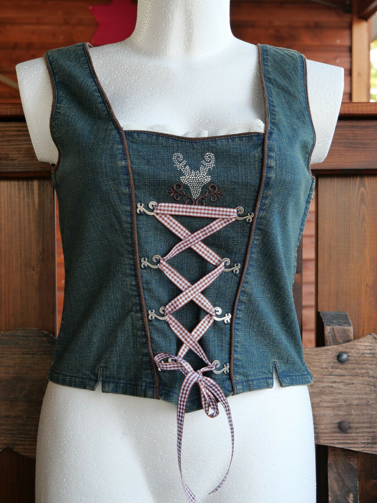 Trachten Mieder, Spencer, Hammerschmid, Genua Jeans Mieder Hammerschmid