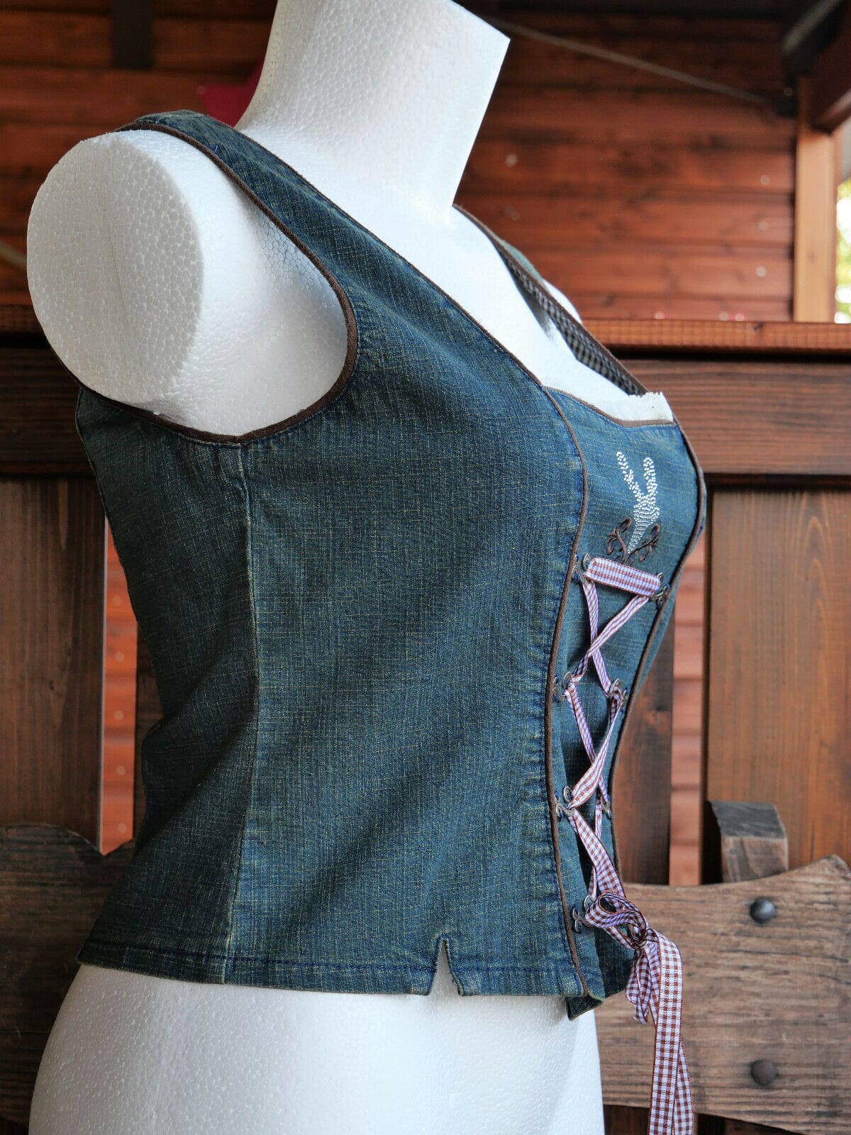 Trachten Mieder, Spencer, Hammerschmid, Genua Jeans Mieder Hammerschmid