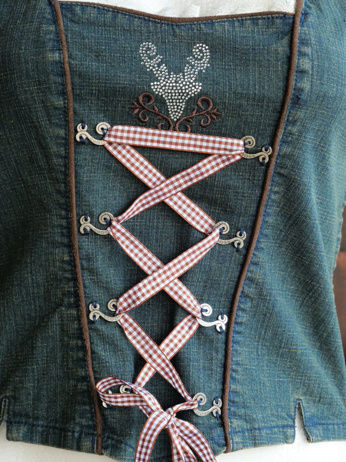 Trachten Mieder, Spencer, Hammerschmid, Genua Jeans Mieder Hammerschmid