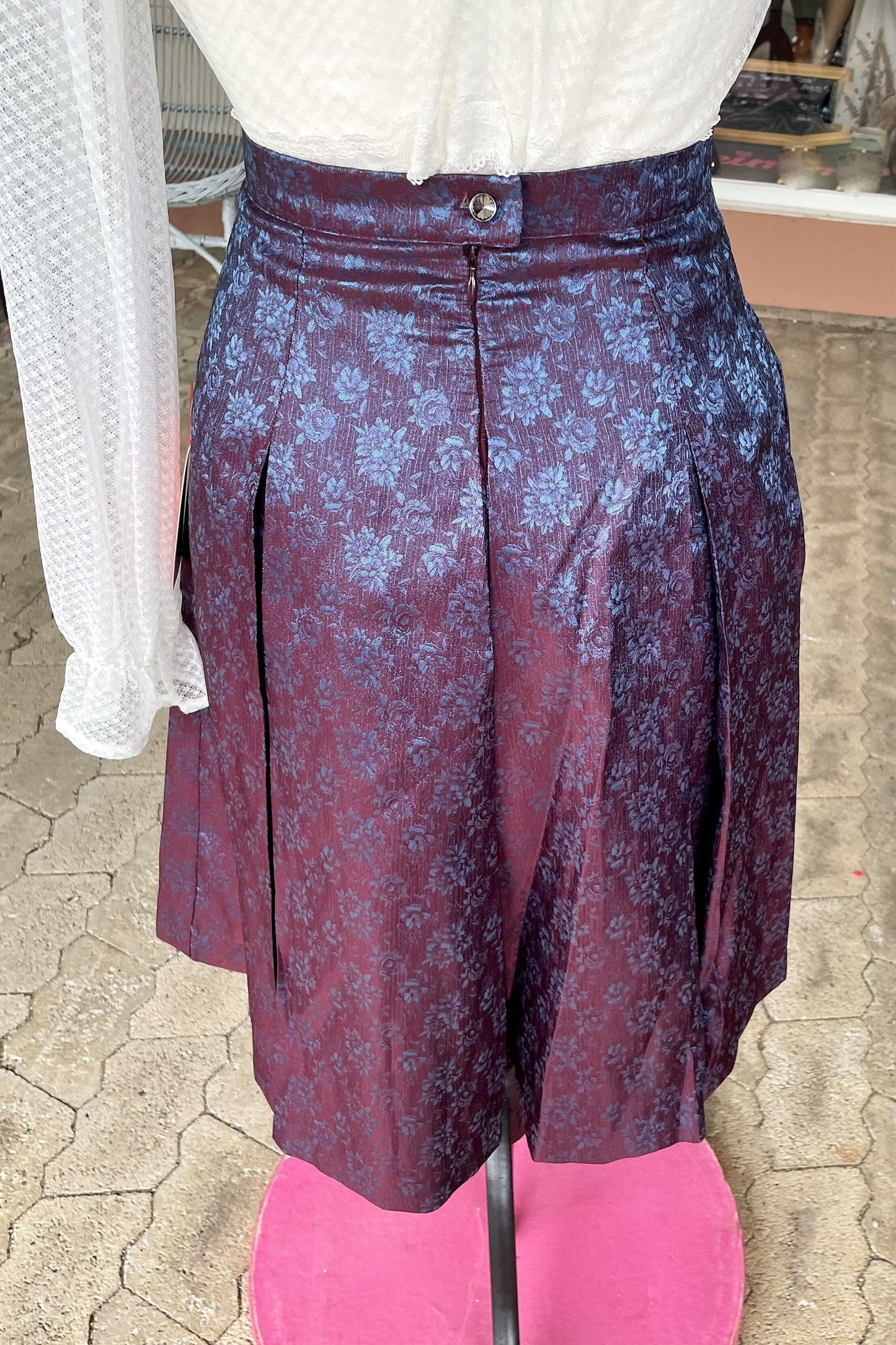 Trachten Rock Midi, Wonne blau violet lila, Spieth & Wensky Rock Spieth & Wensky