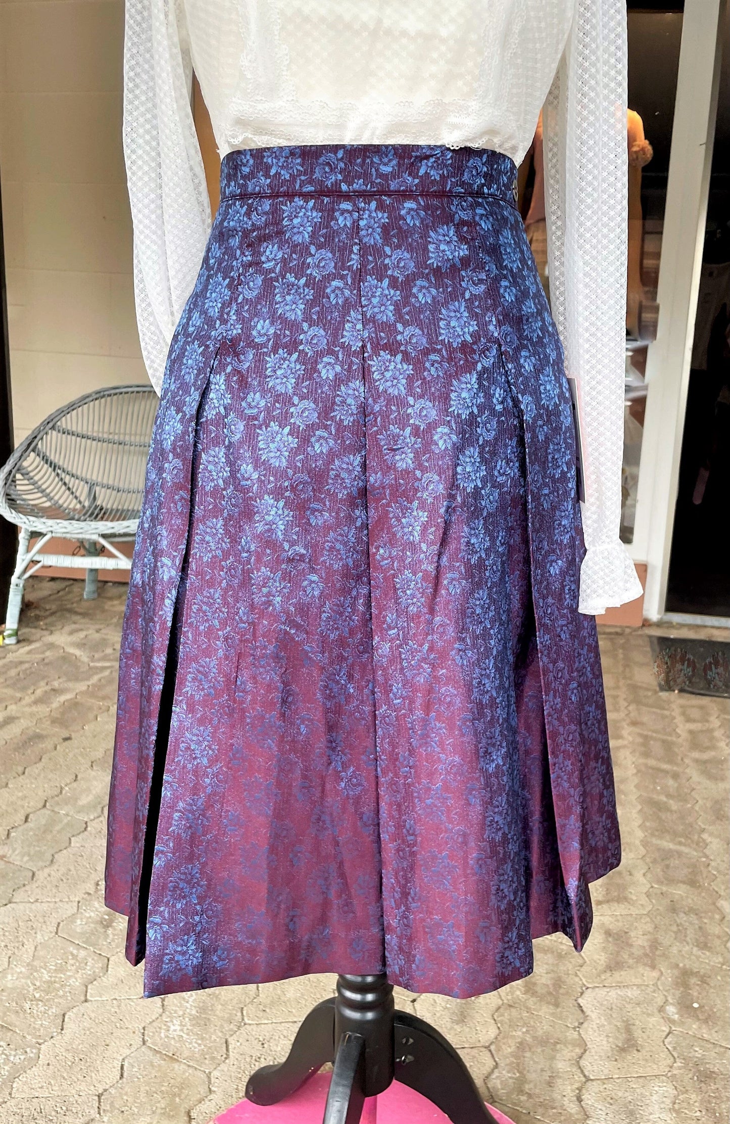 Trachten Rock Midi, Wonne blau violet lila, Spieth & Wensky Rock Spieth & Wensky
