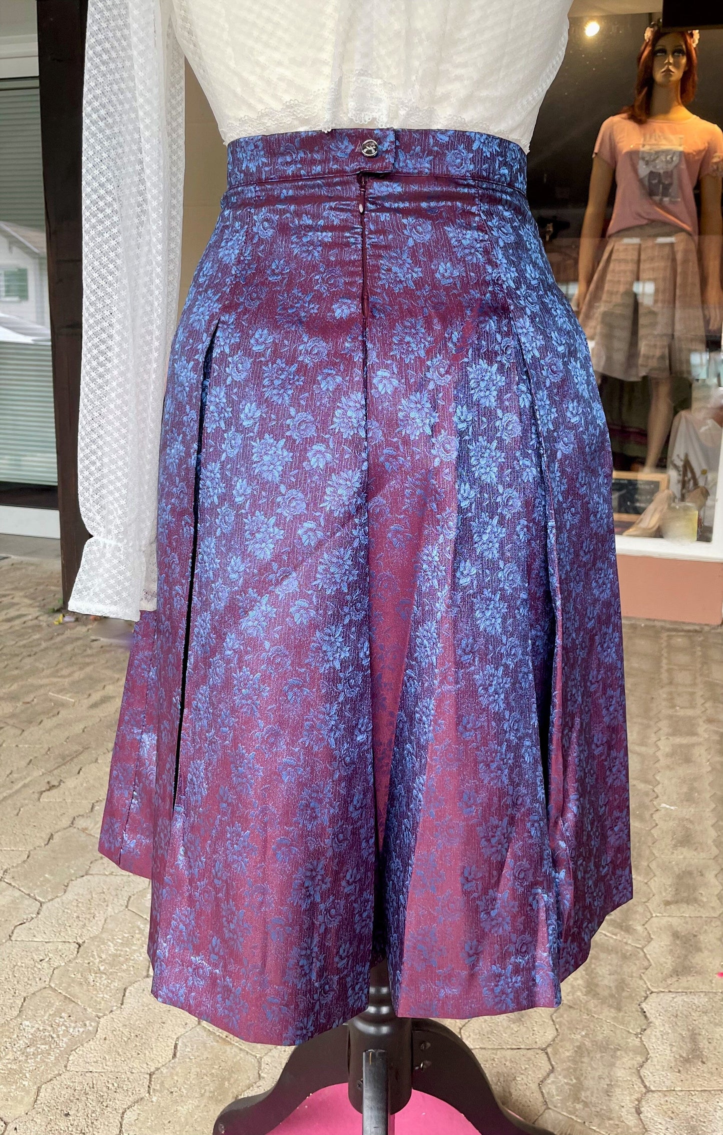 Trachten Rock Midi, Wonne blau violet lila, Spieth & Wensky Rock Spieth & Wensky