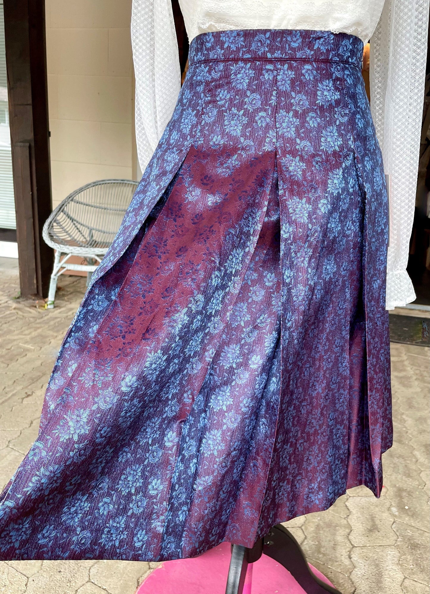 Trachten Rock Midi, Wonne blau violet lila, Spieth & Wensky Rock Spieth & Wensky
