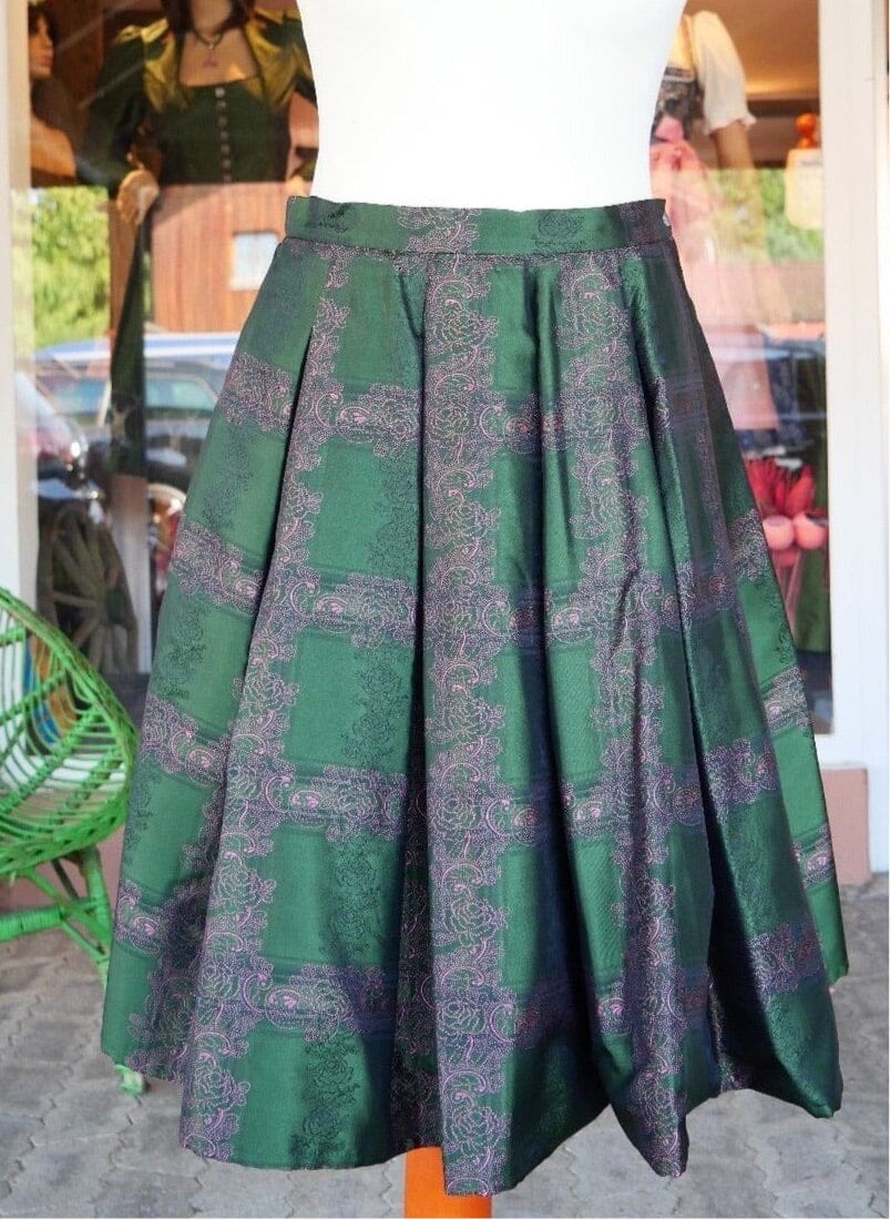 Trachten Rock Sportalm, Lilly, grün, pink, Midi 60 cm Rock Sportalm