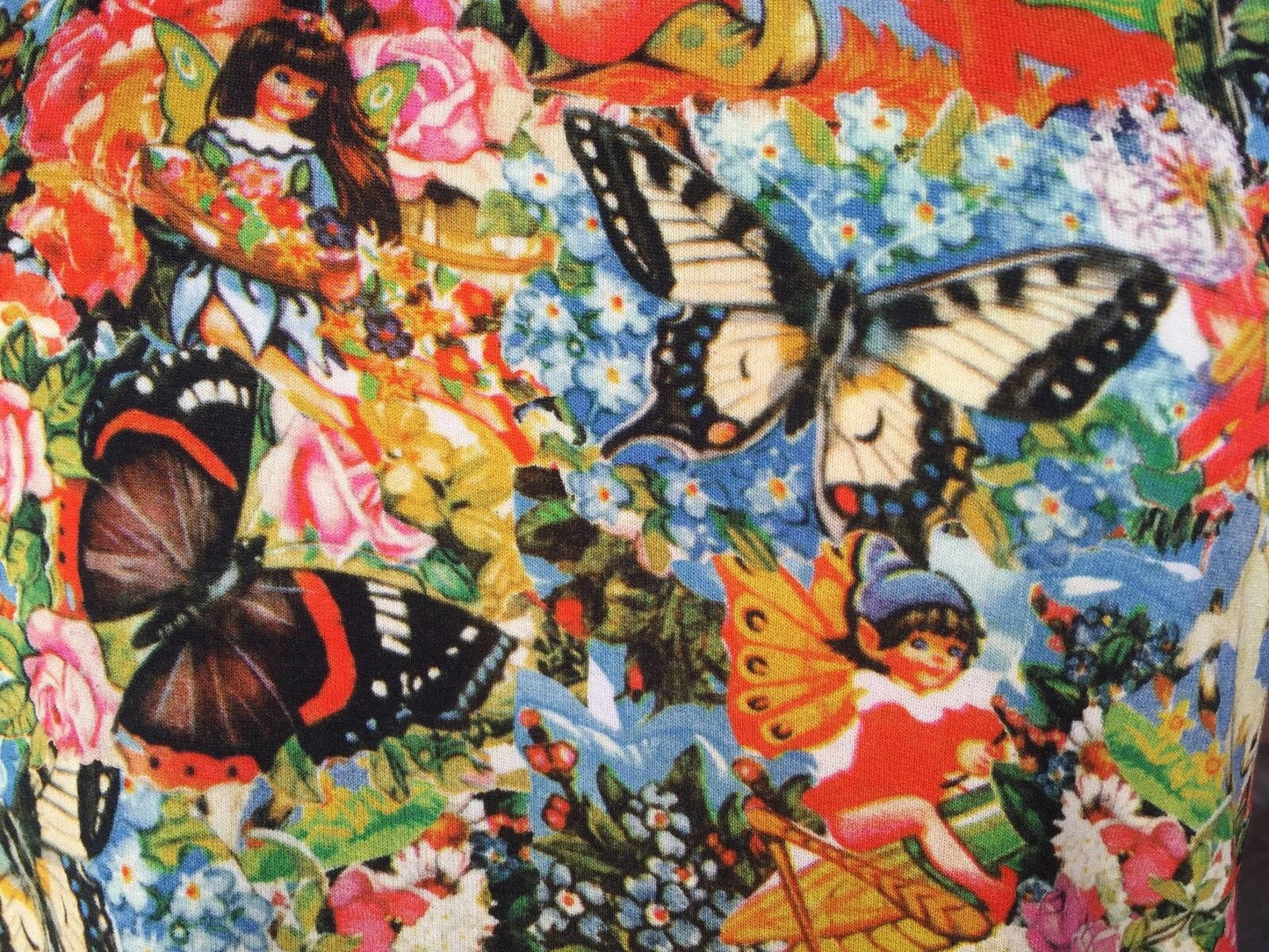 Trachten T-Shirt, Bluse, von&zu Basset, Picnic, Bunt, floral Shirt von&zu Basset