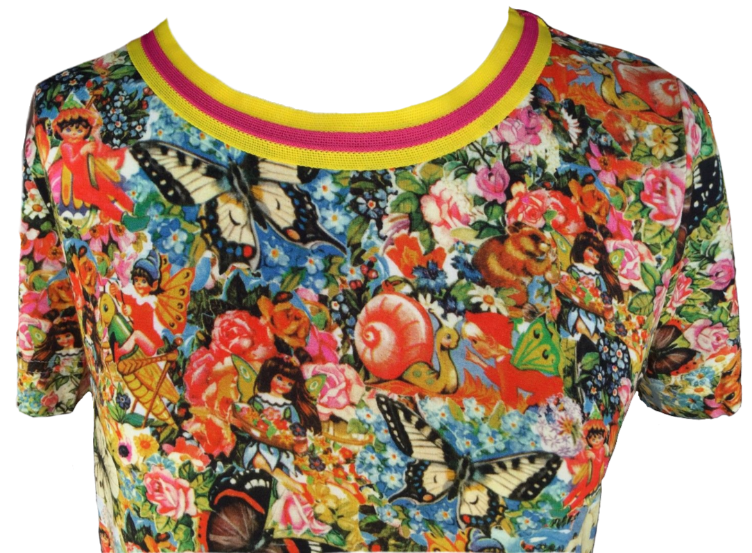 Trachten T-Shirt, Bluse, von&zu Basset, Picnic, Bunt, floral Shirt von&zu Basset