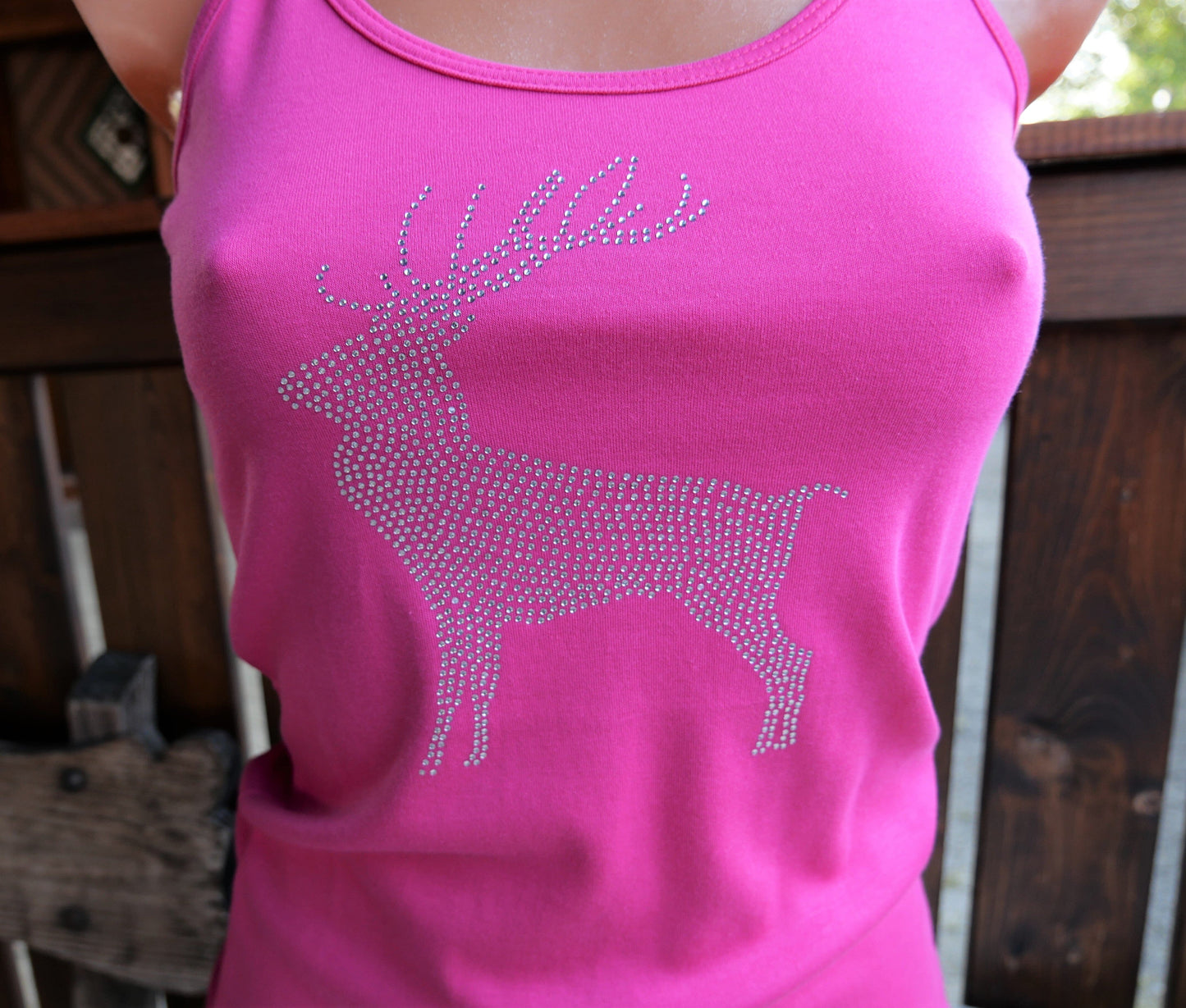 Trachten T-Shirt, Träger Top, Tu Felix Austria, Pink, Hirsch Shirt Tu Felix Autria