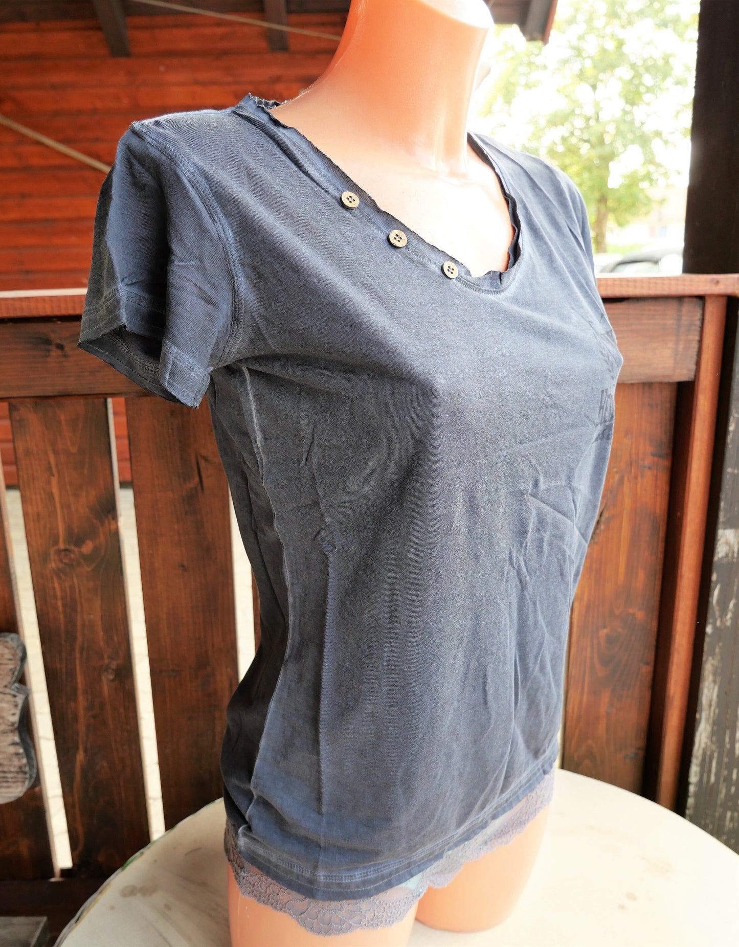 Trachten T-Shirt, Wiesnkönig, Fritzi, blau Shirt Wiesnkönig