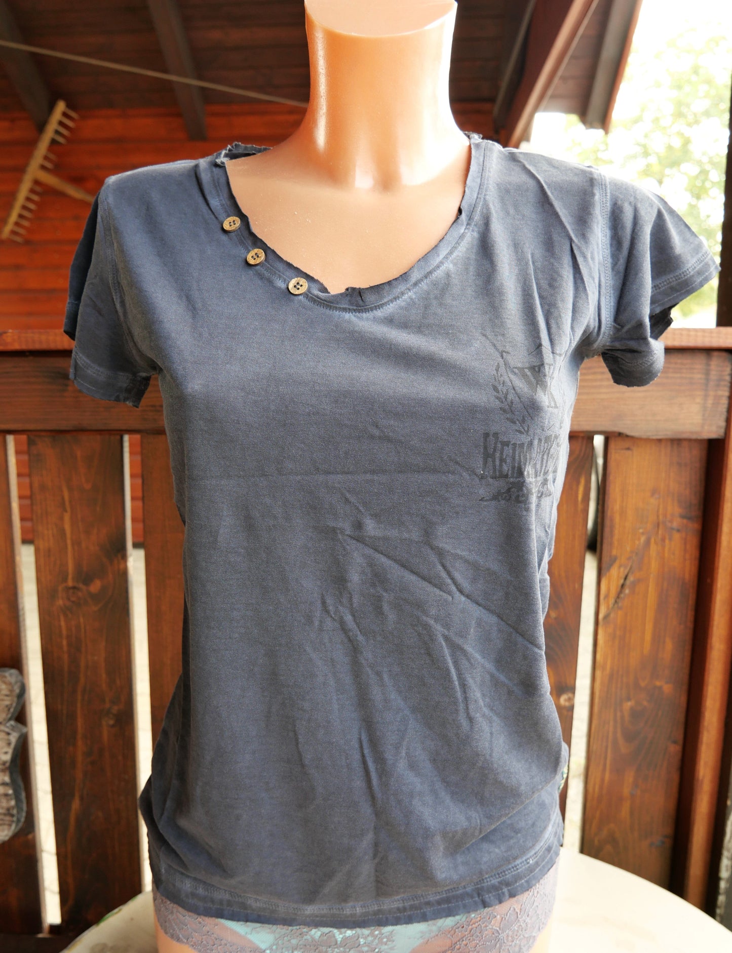 Trachten T-Shirt, Wiesnkönig, Fritzi, blau Shirt Wiesnkönig