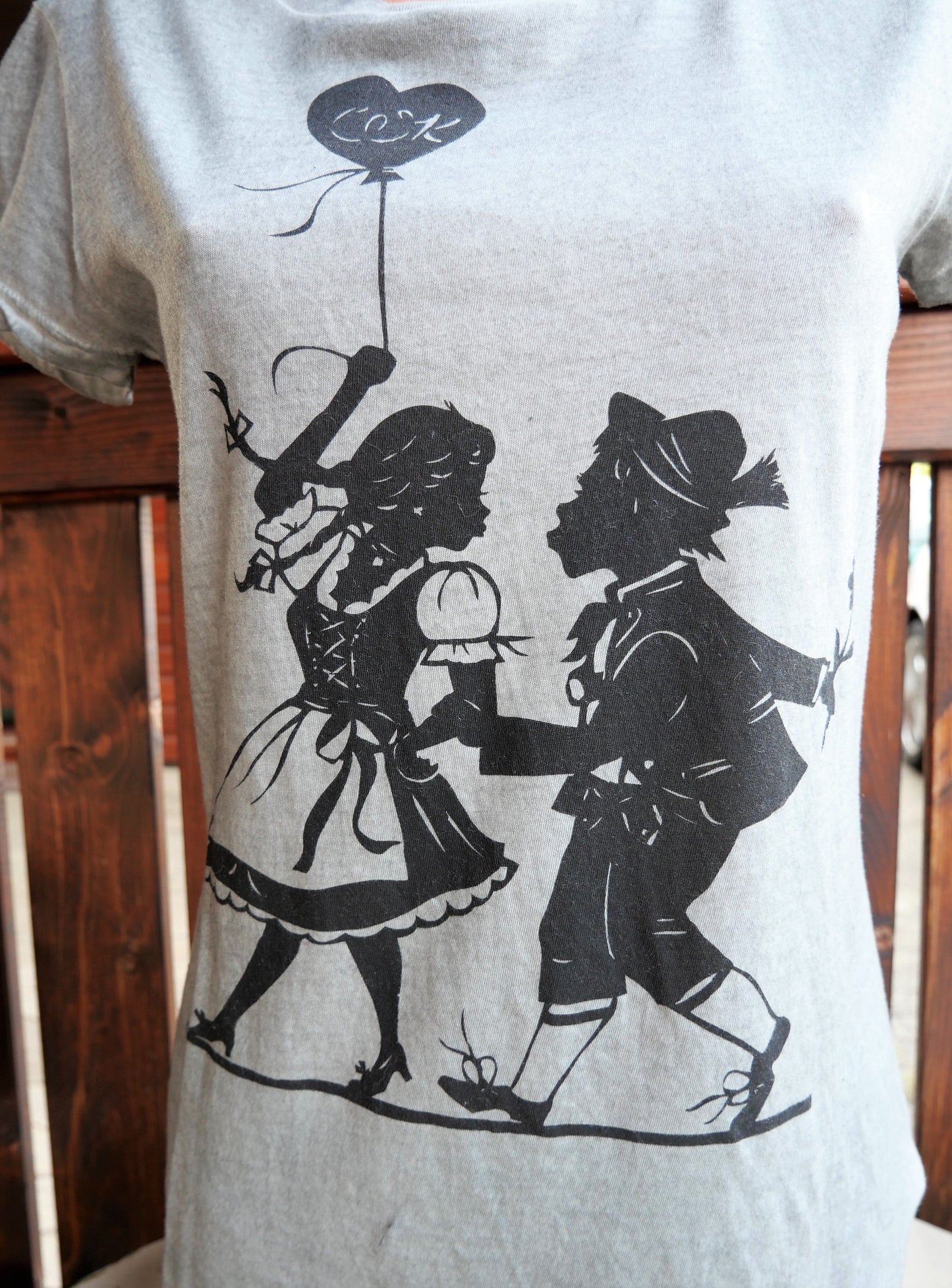 Trachten T-Shirt, Wiesnkönig, grau, Wiesnmotiv Shirt Wiesnkönig