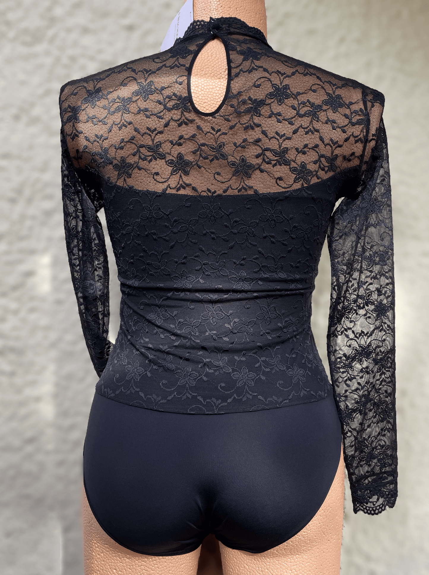 Trachtenbluse, Body Blusenbody, schwarz, Nina von C., hochgeschlossen Blusenbody Nina von C.