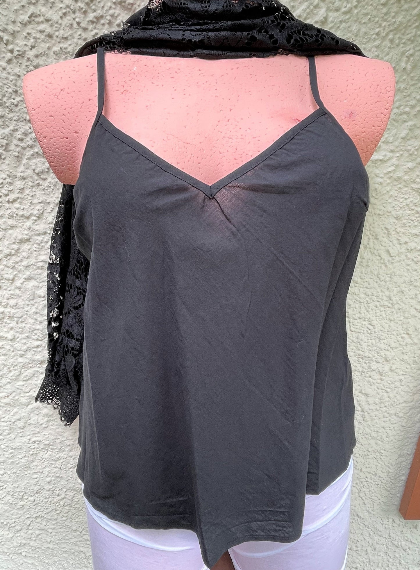 Trachtenbluse, Krüger Collections, Langarm, Spitze, schwarz, Loredina Bluse Krüger