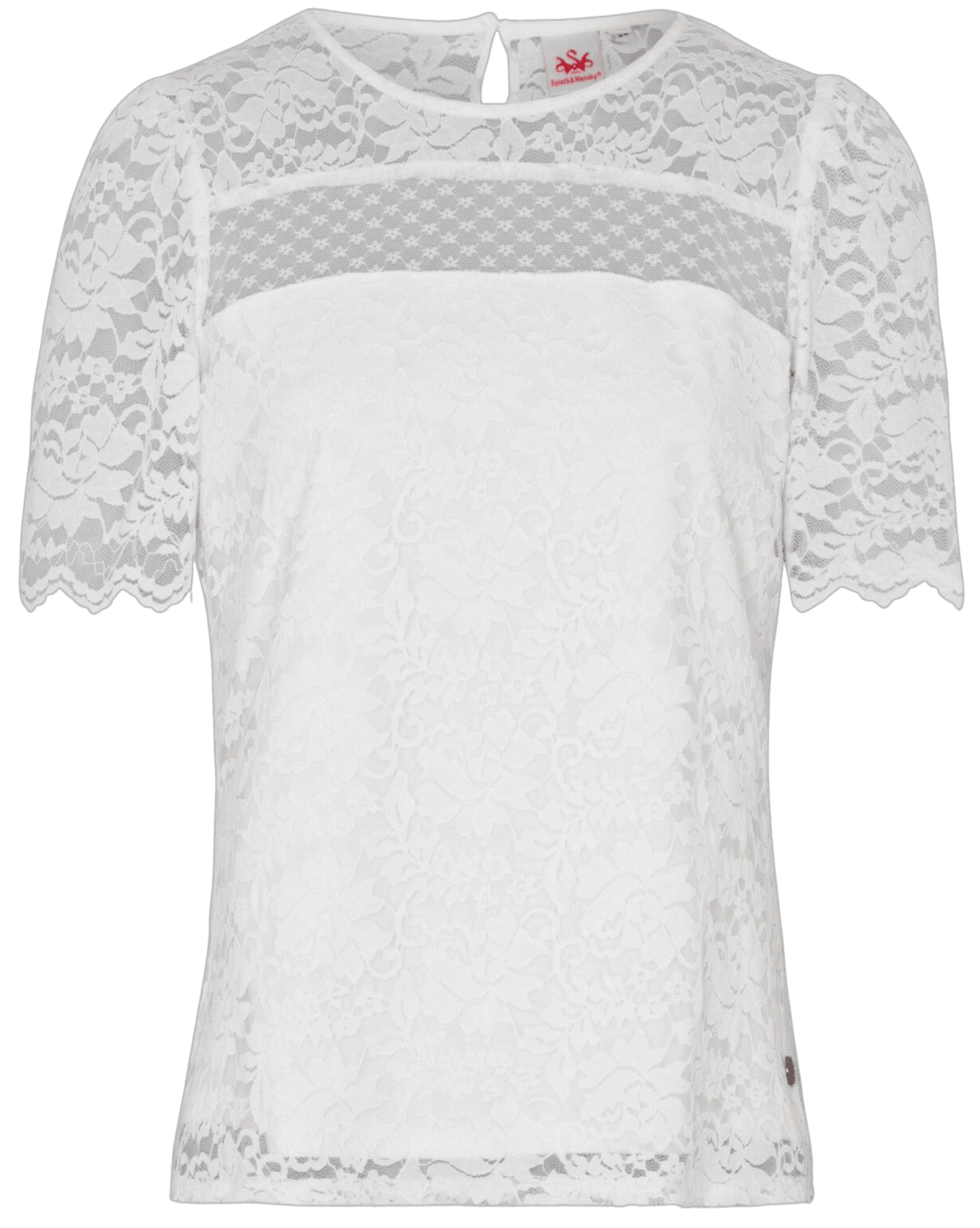 Trachtenbluse, Spieth & Wensky, Alina, Spitze, offwhite Bluse Spieth & Wensky