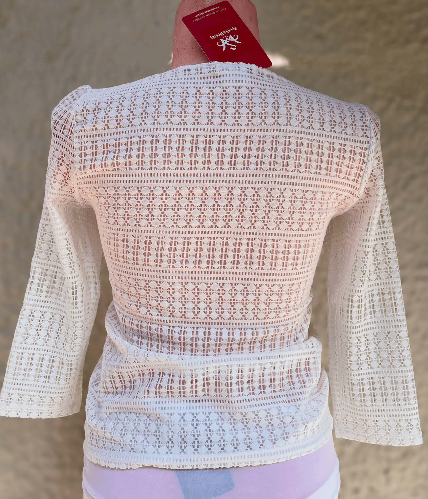 Trachtenbluse Spieth & Wensky Edmea, Spitze, offwhite Bluse Spieth & Wensky