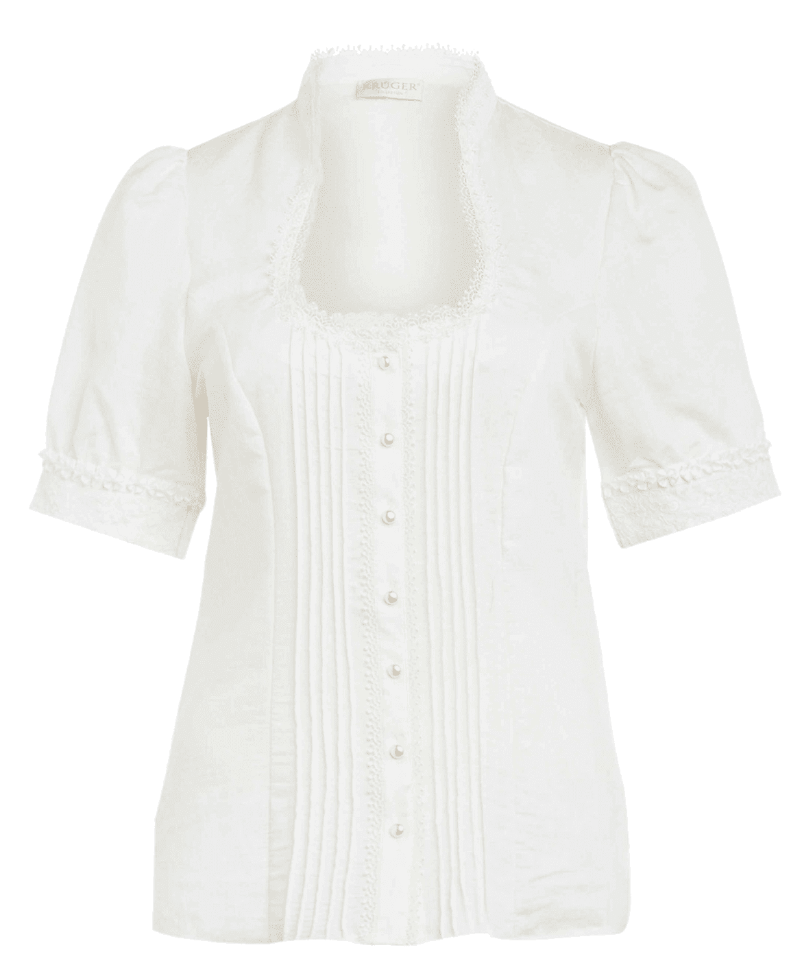 Trachtenbluse, Trachtenbluse, Krüger, Sue, ecru Bluse Krüger