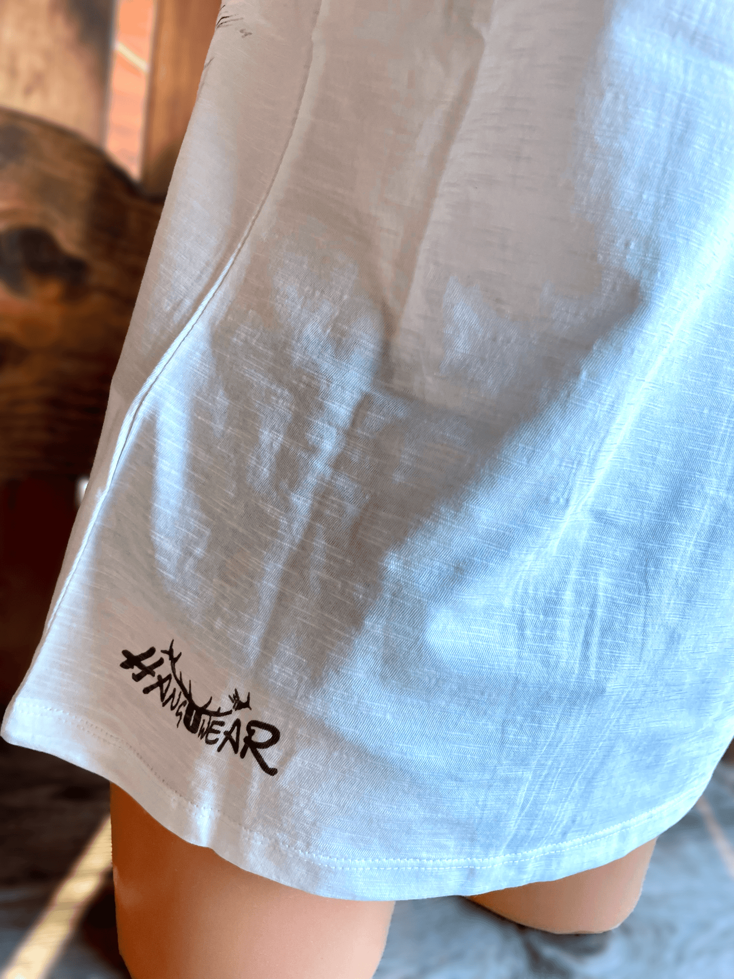 Trachtenshirt, HangOwear, Anabel, weiß, Hirsch Shirt HangOwear