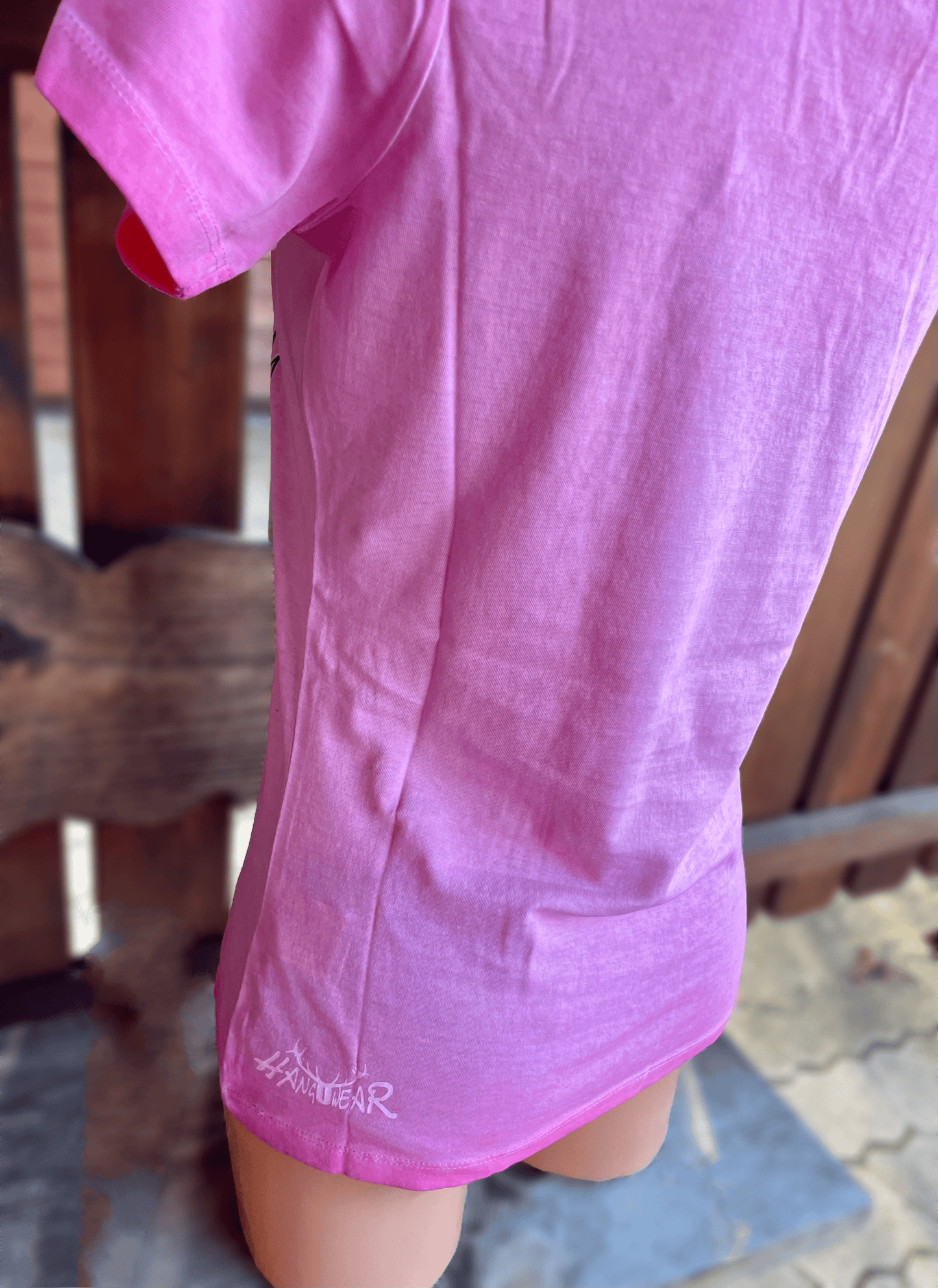 Trachtenshirt, HangOwear, Anni, rot, pink, Herz Shirt HangOwear