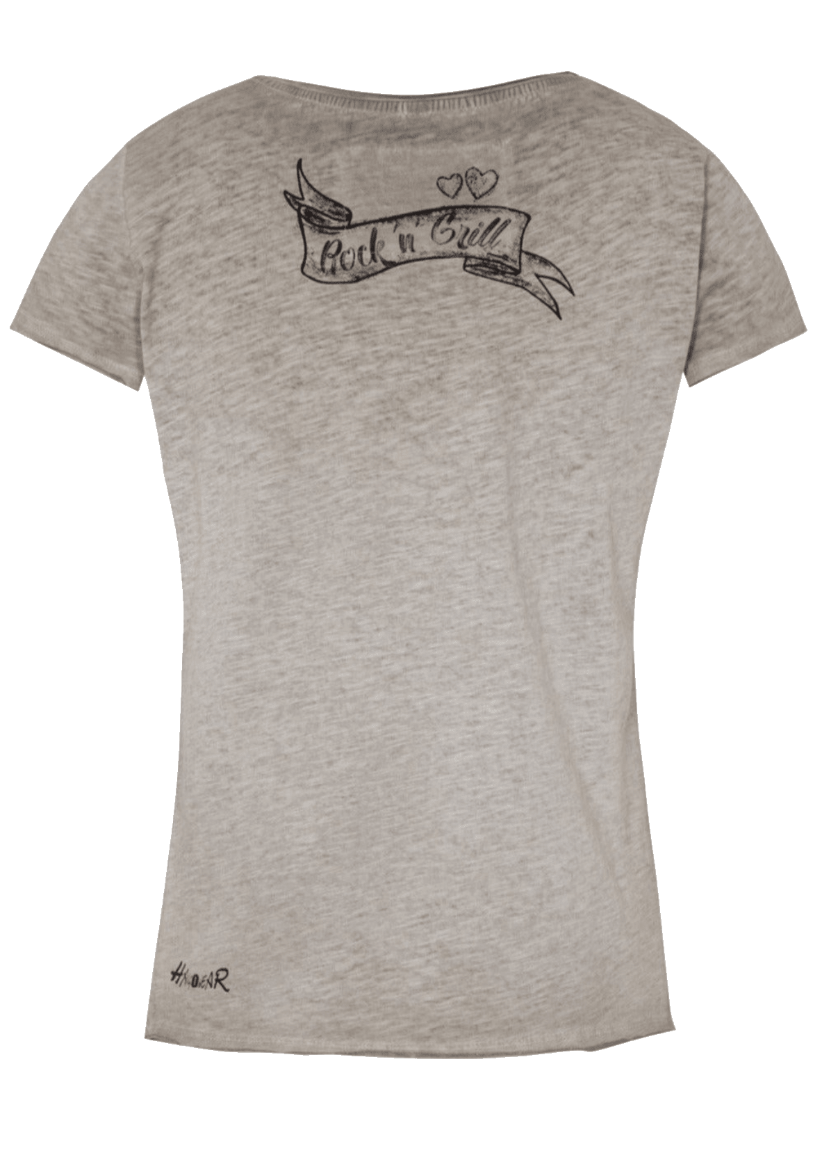 Trachtenshirt, HangOwear, Babyecue, greige, Grill Shirt HangOwear