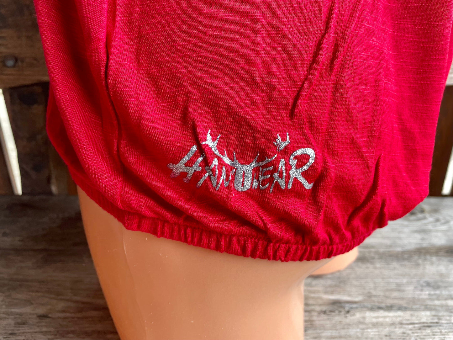Trachtenshirt, HangOwear, Johanna, rot, Carmen Shirt HangOwear