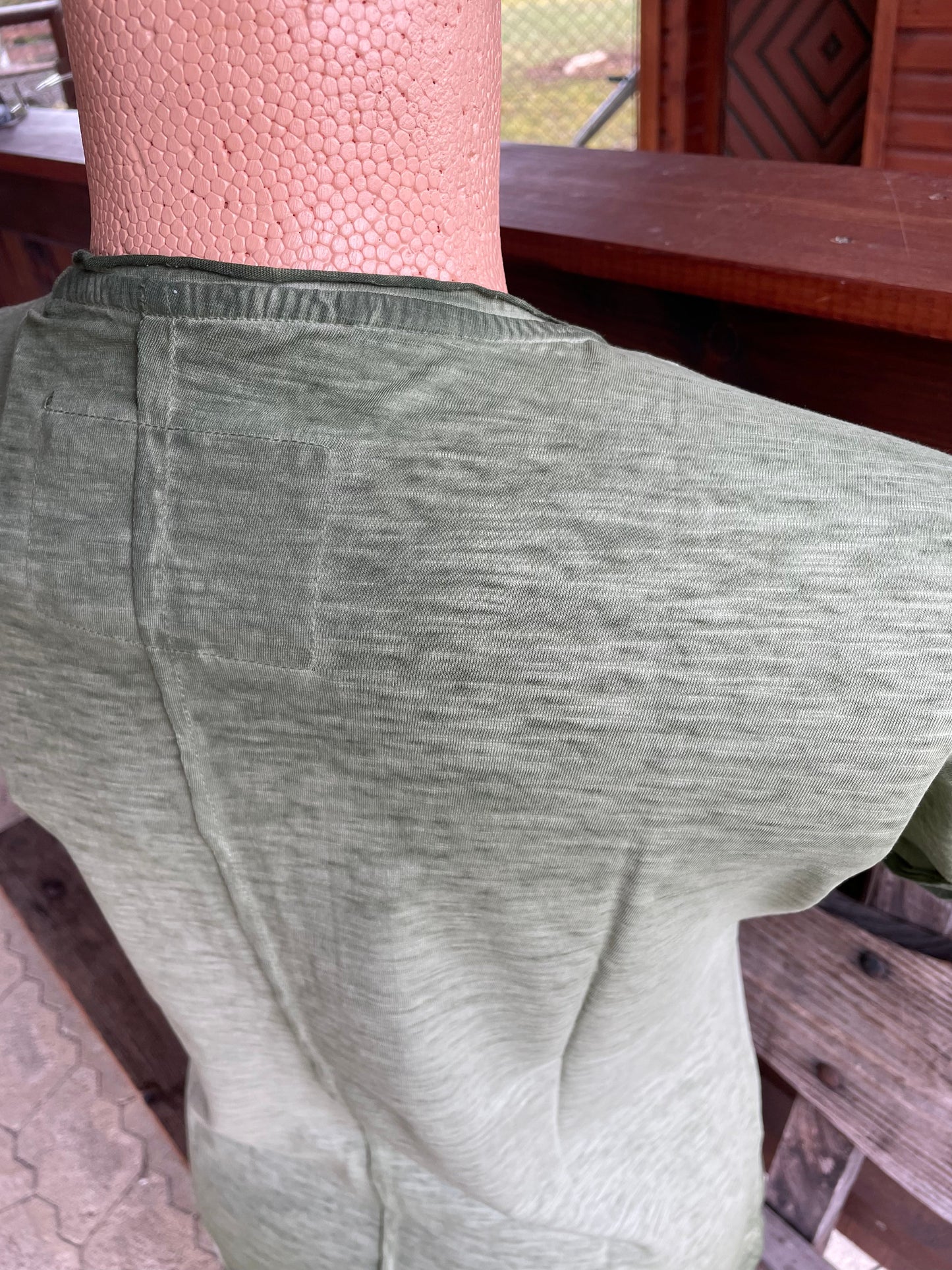 Trachtenshirt, HangOwear, Yola, oliv grün Shirt HangOwear