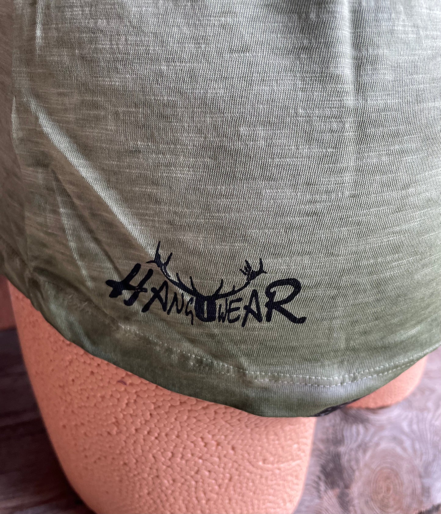 Trachtenshirt, HangOwear, Yola, oliv grün Shirt HangOwear