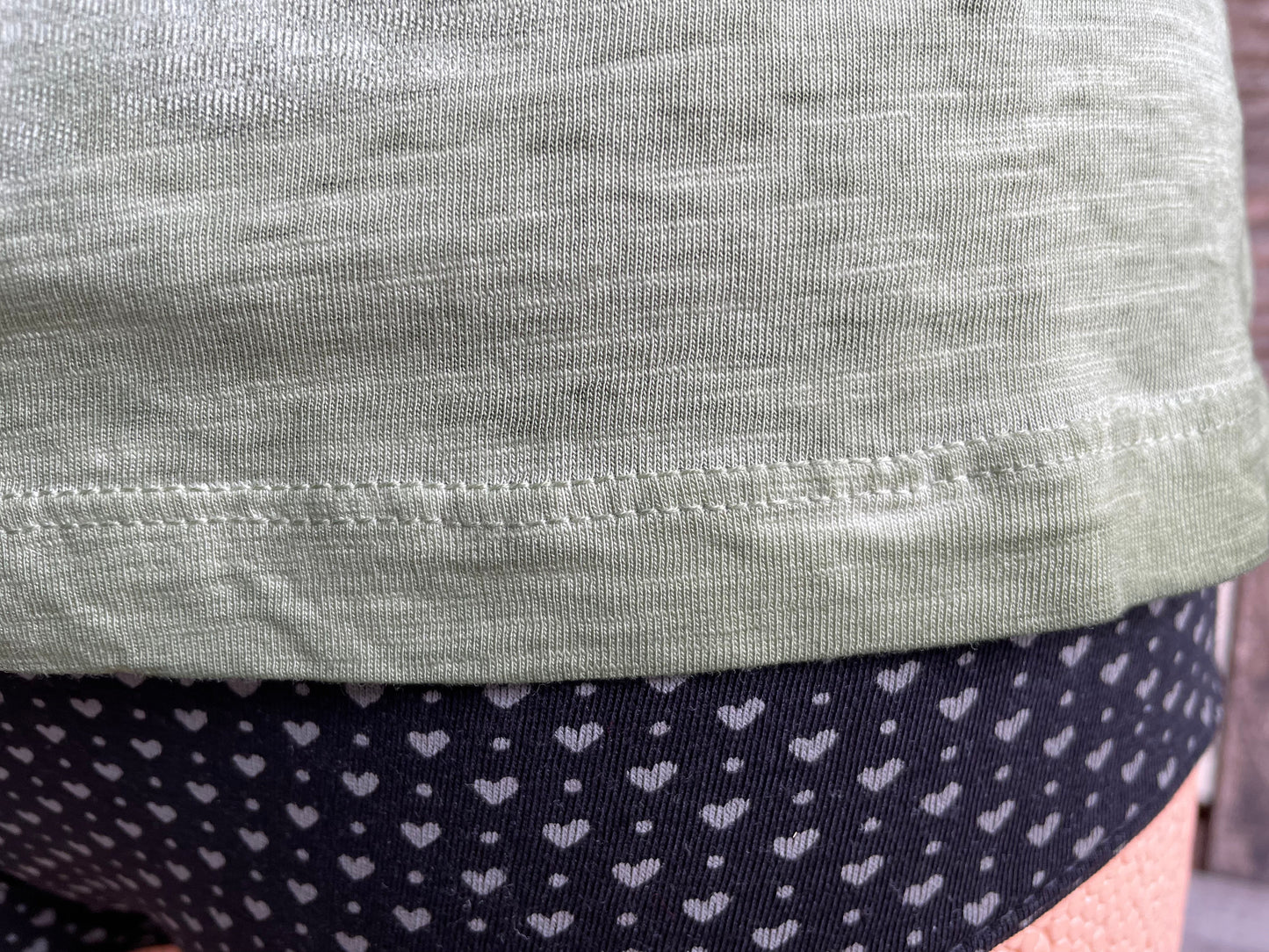 Trachtenshirt, HangOwear, Yola, oliv grün Shirt HangOwear
