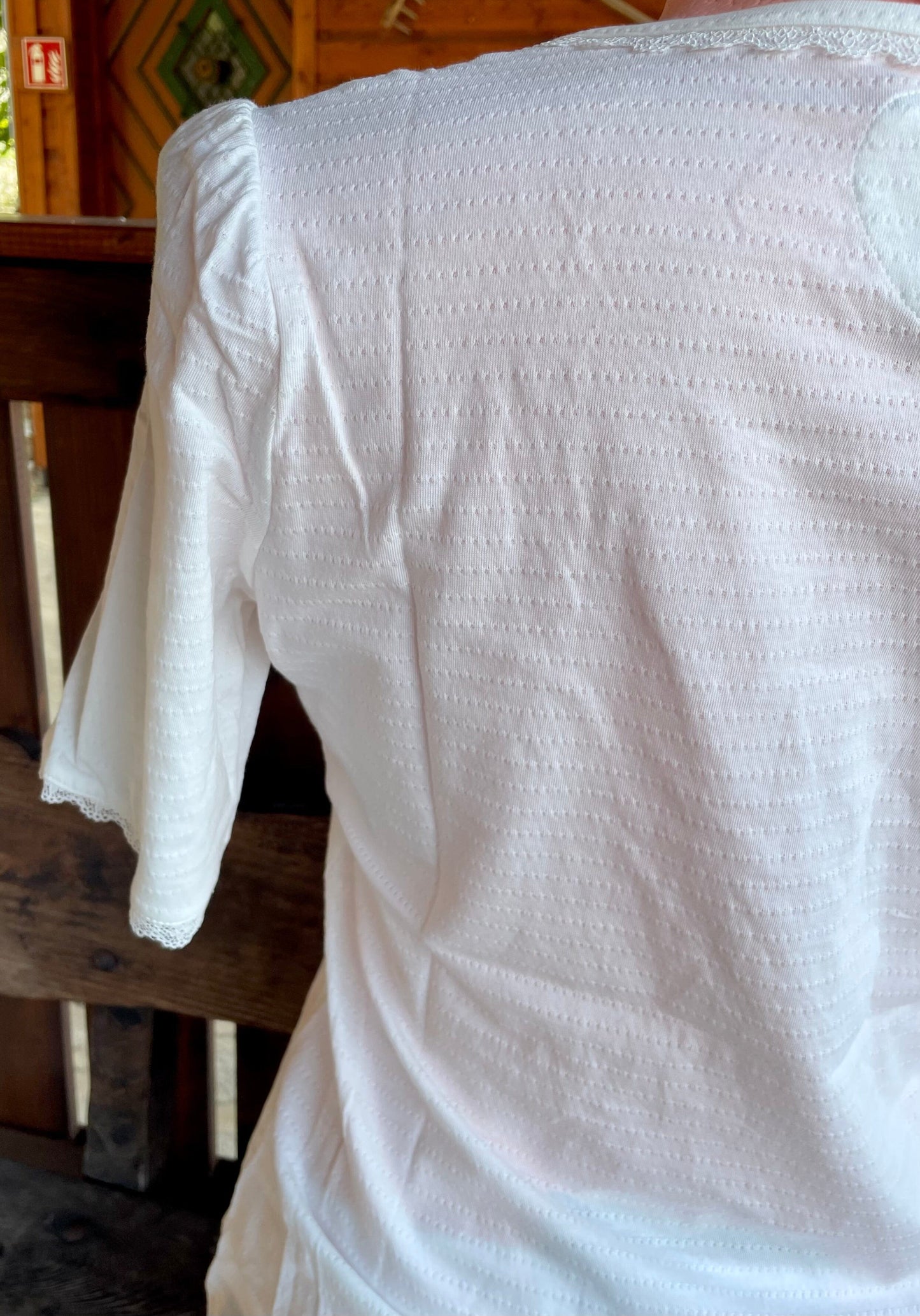 Trachtenshirt, Trachtenbluse, Spieth & Wensky, Wallgau, ecru Bluse Spieth & Wensky