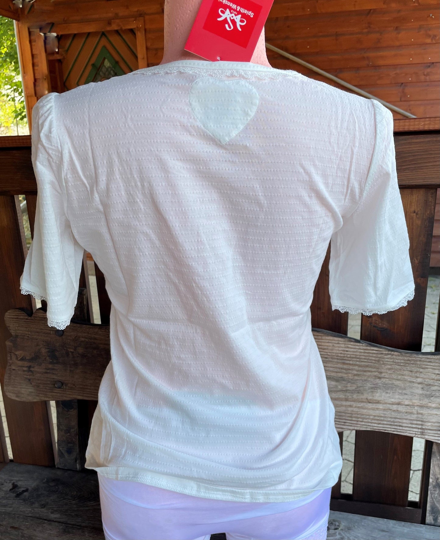 Trachtenshirt, Trachtenbluse, Spieth & Wensky, Wallgau, ecru Bluse Spieth & Wensky