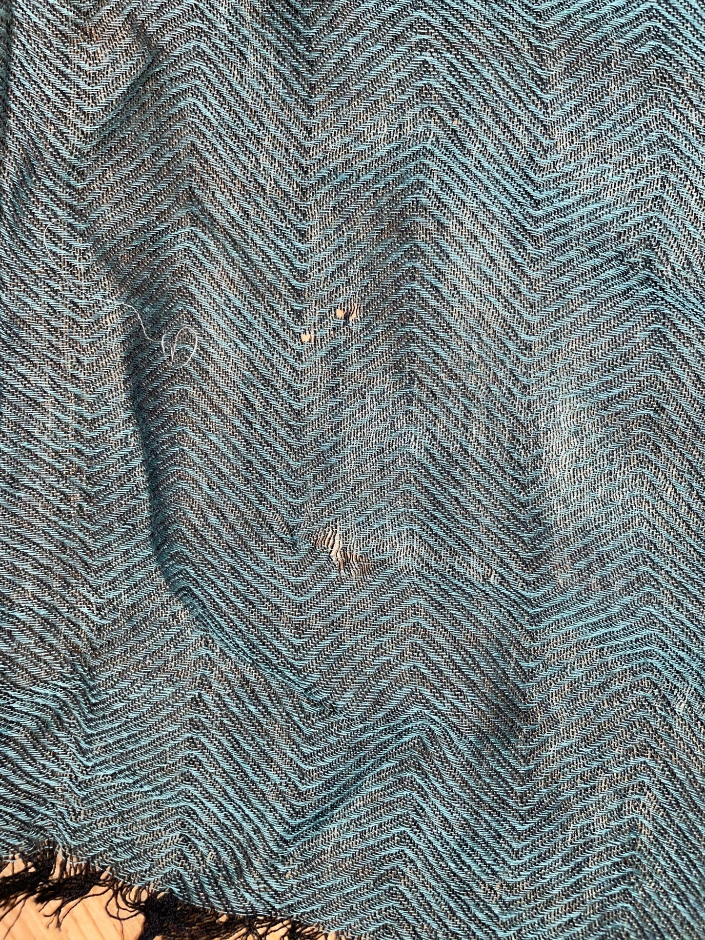 Tuch, Schal, CuteStuff, Fischgrätmuster, grün, Hirsch Schal CuteStuff
