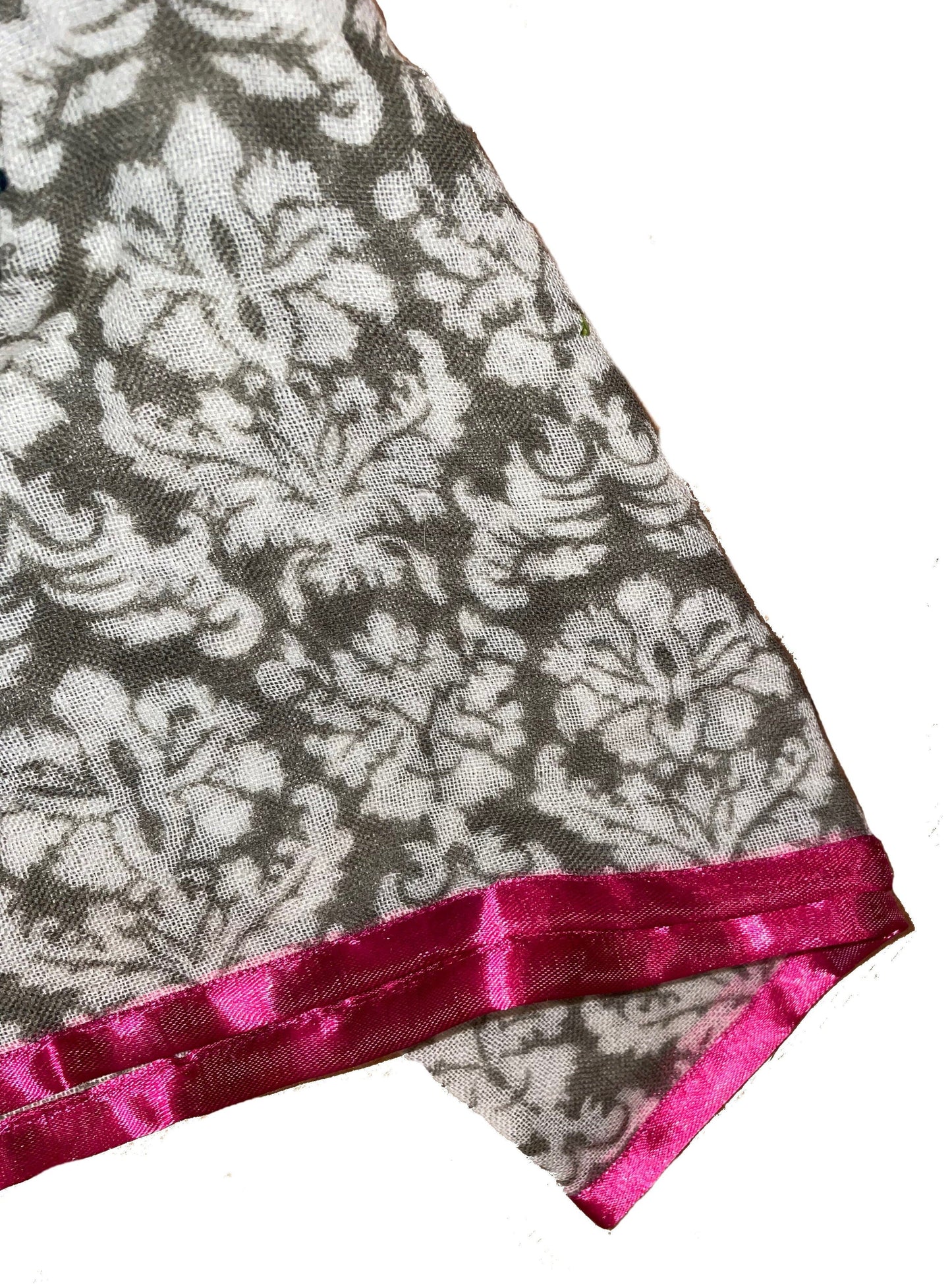 Tuch, Schal, CuteStuff, Ornament, grau/grün, pink Schal CuteStuff