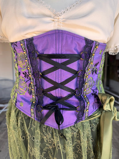 Tian von Tastique Dirndl, 4-Teiler Mieder, Rock, Schürze, Gr. 36 Unikat