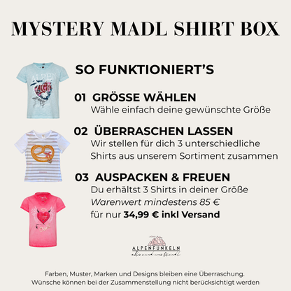 Mystery Box Set Madl Trachtenshirts - 3 Shirts in deiner Größe