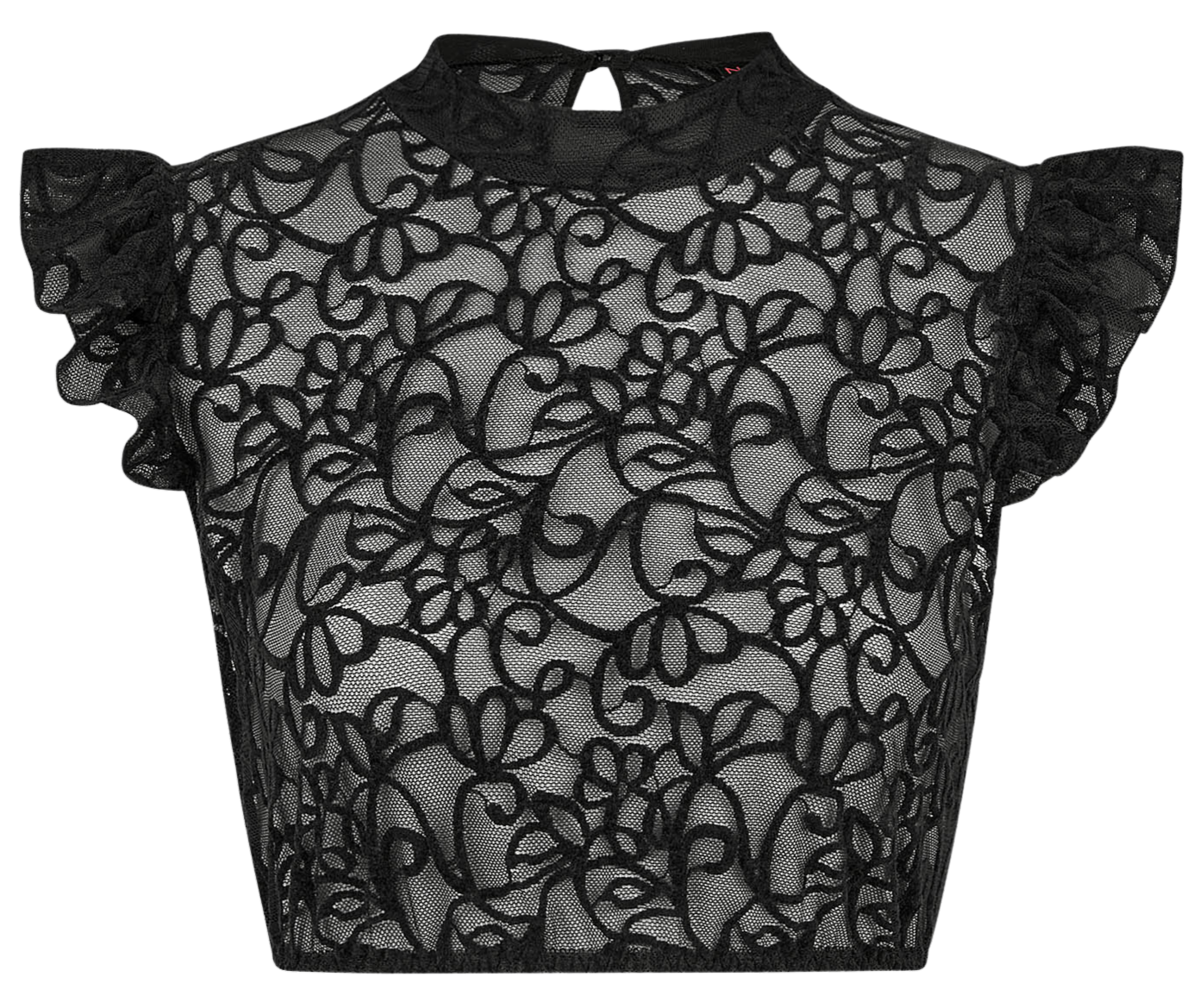 Dirndlbluse Nina von C., Chiara, schwarz, Flügelärmel