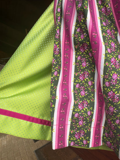Kinderdirndl, Jugenddirndl, grün, Pink, Isar Trachten
