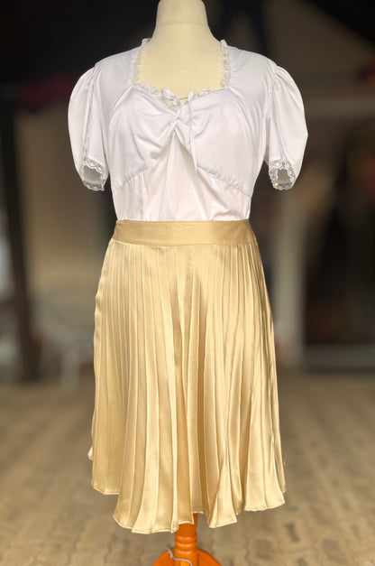 Tian von Tastique Dirndl, 4-Teiler Mieder, Rock, Schürze, Gr. 44 Unikat