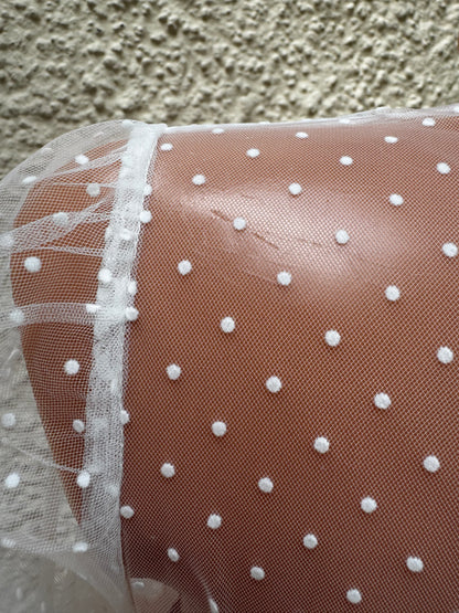 Dirndlbluse, Spieth & Wensky, Eduarda, transparent, weiß, langarm