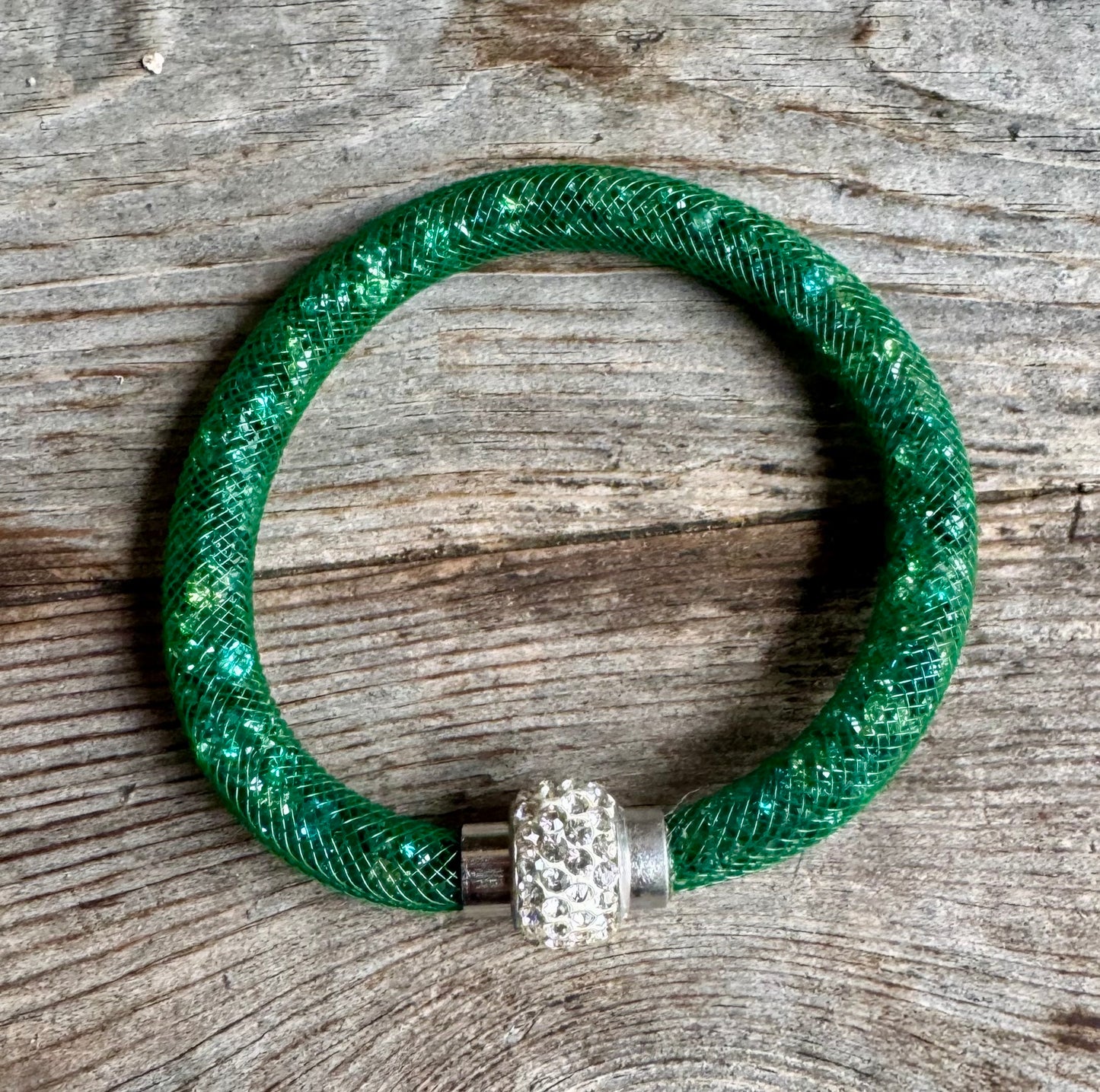 Trachten Armband, Magnetverschluss, Glitzersteine