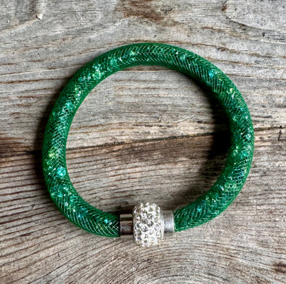 Trachten Armband, Magnetverschluss, Glitzersteine