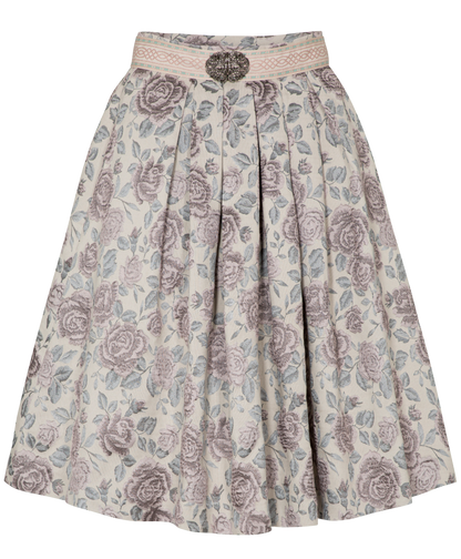 Trachten Rock Midi 60 cm, Gwyneth, Spieth & Wensky, nude, silber