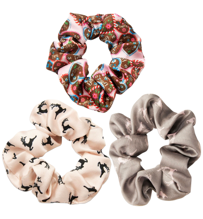 Haarschmuck, Haargummis, Scrunchies Set, Trachten