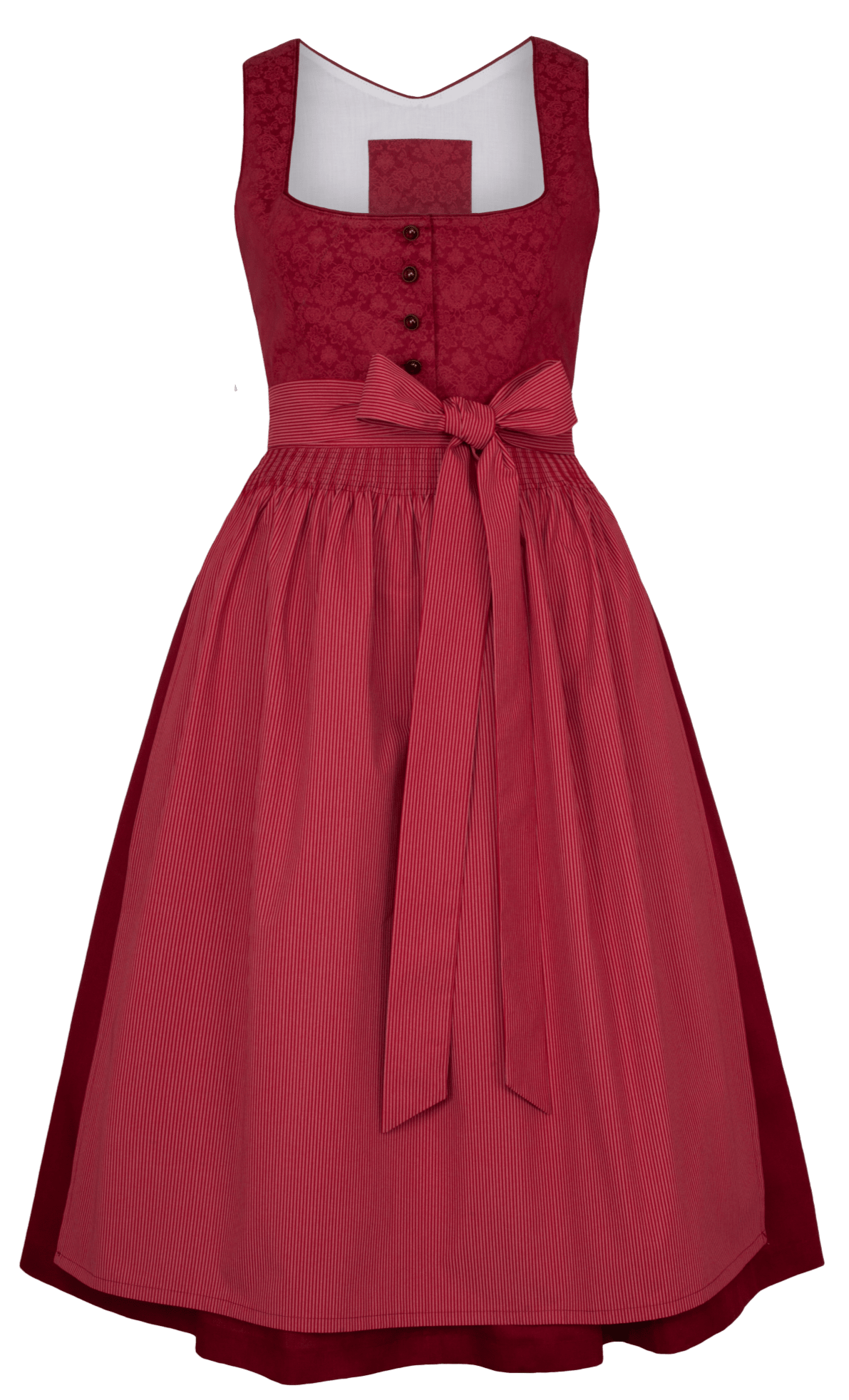 Dirndl Alpenfee, Elisa rot 70 cm, Große Größen Dirndl Alpenfee 