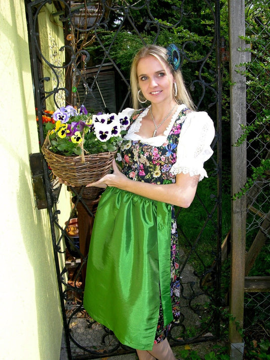 Dirndl Kaiseralm, Sommer, floral, bunt, Midi 65 cm Dirndl Kaiseralm 