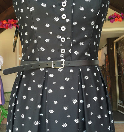 Dirndl Kleid Wenger Verena, schwarz, silber, Schneewittchen Midi Dirndl Wenger 