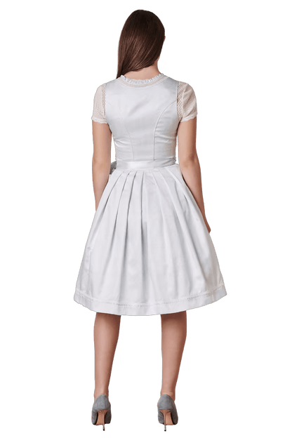 Dirndl Krüger Madl, Midi 60 cm, Sunny, Hellblau, silber Perlen Dirndl Krüger 