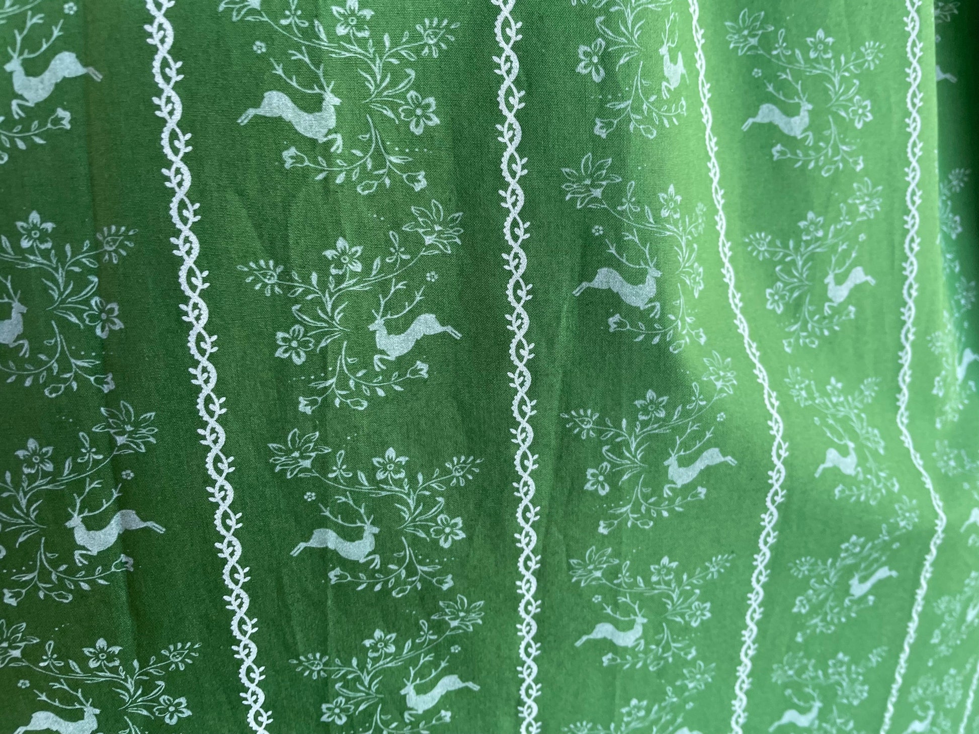 Dirndlschürze, Hammerschmid, Schürze, grün, Hirsche Maxi für 95 cm, Gr. 3 Schürze Hammerschmid 