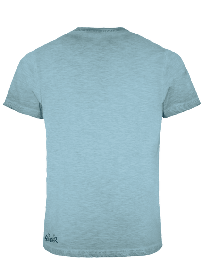 Herrenshirt, Trachten Shirt, HangOwear, Roland blau Herrenshirt HangOwear 