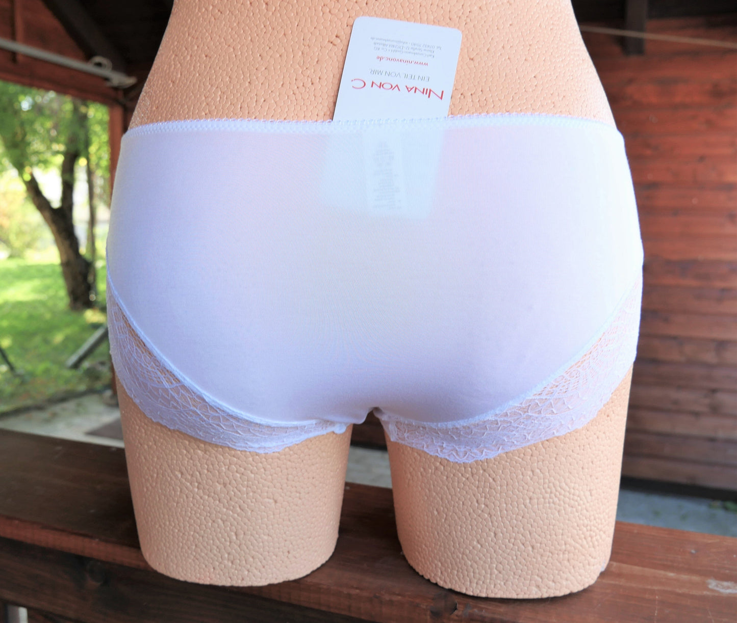 Hipster, Panty, Nina von C., weiß, Spitze Slip Nina von C. 